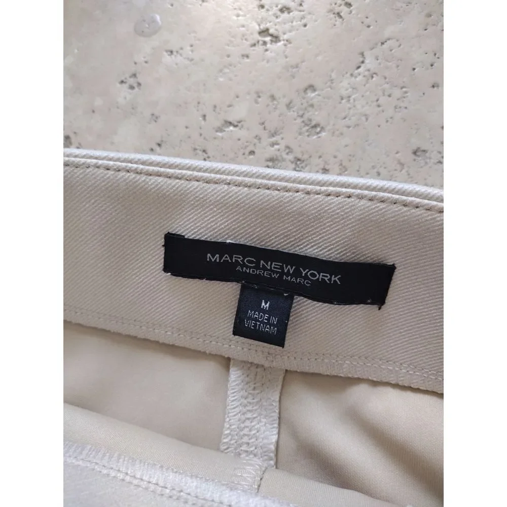 Marc New York Skirt Woman M‎ Beige Full Control Waistband Midi Pencil Office